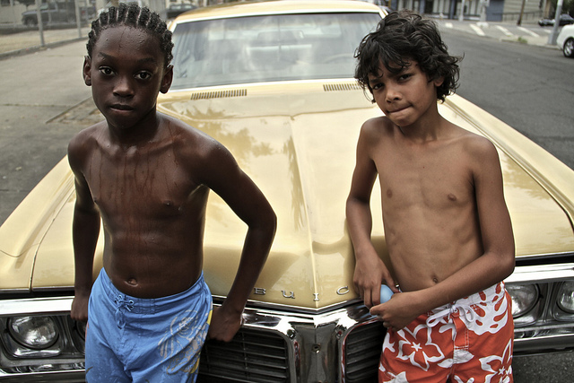 The young version of Jules Winnfield and Vincent Vega
